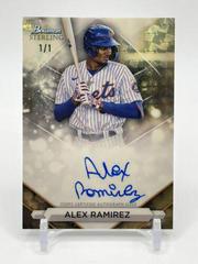 Alex Ramirez [Superfractor] #PA-AR Baseball Cards 2023 Bowman Sterling Prospect Autograph Prices