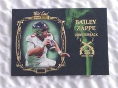 Bailey Zappe [Green Green] Football Cards 2022 Wild Card Matte Smoking Guns Prices