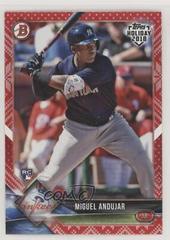 Miguel Andujar [Red Festive] Baseball Cards 2018 Topps Holiday Bowman Prices