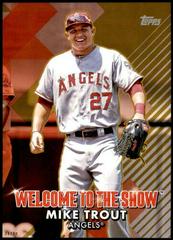 Mike Trout [5x7 Gold] #WTTS-2 Baseball Cards 2022 Topps Welcome to the Show Prices