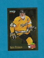 Brent Peterson [Gold] Hockey Cards 1995 Classic Prices