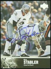 Ken Stabler [Autograph] #AL-166 Football Cards 1997 Upper Deck Legends Prices