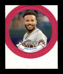 Jose Altuve Baseball Cards 2022 Topps Heritage 1973 Candy Lids Prices