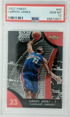 LeBron James Basketball Cards 2007 Finest Prices