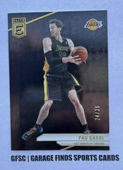 Pau Gasol [Black] #101 Basketball Cards 2023 Donruss Elite Prices