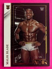 Malik Blade #428 Wrestling Cards 2022 Panini Chronicles WWE Noir Prices