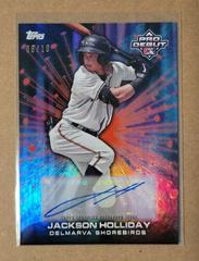Jackson Holliday [Red] Baseball Cards 2023 Topps Pro Debut Future Cornerstones Autographs Prices