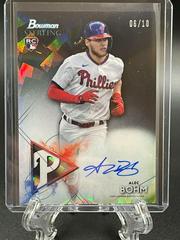 Alec Bohm [Refractor] #BSRA-AB Baseball Cards 2021 Bowman Sterling Rookie Autographs Prices