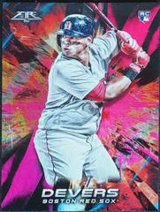 Rafael Devers [Magenta] #118 Baseball Cards 2018 Topps Fire Prices