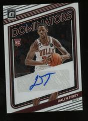 Dalen Terry #RDS-DTY Basketball Cards 2022 Panini Donruss Optic Rookie Dominators Signatures Prices