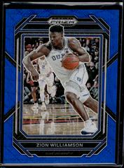 Zion Williamson [Blue Wave] Basketball Cards 2023 Panini Prizm Draft Picks Prices
