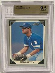 George Brett #335 Baseball Cards 1991 Leaf Prices