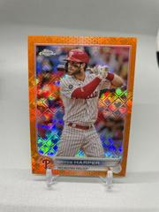 Bryce Harper [Orange] #18 Baseball Cards 2022 Topps Chrome Logofractor Prices