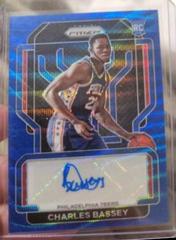 Charles Bassey [Blue Wave] #RS-CBA Basketball Cards 2021 Panini Prizm Rookie Signatures Prices