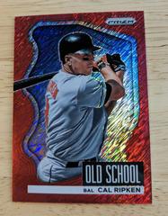 Cal Ripken [Red Shimmer Prizm] #OS-5 Baseball Cards 2022 Panini Prizm Old School Prices