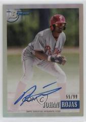Johan Rojas [Refractor] Baseball Cards 2021 Bowman Heritage Chrome Prospect Autographs Prices