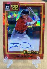 Jarren Duran [Red Ice] Baseball Cards 2022 Panini Donruss Optic Retro 1981 Signatures Prices