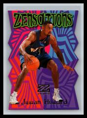 Juwan Howard #6 Basketball Cards 1997 Skybox Z Force Zensations Prices