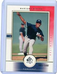 Mariano Rivera [SP Limited] #40 Baseball Cards 2000 SP Authentic Prices