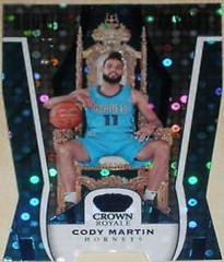 Cody Martin [Blue] #20 Basketball Cards 2019 Panini Crown Royale Rookie Royalty Prices