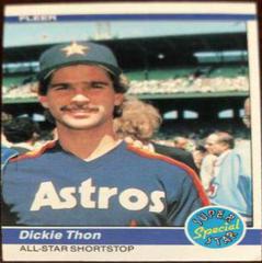 Dickie Thon [All Star Shortstop] #634 Baseball Cards 1984 Fleer Prices