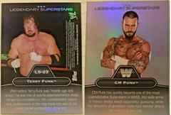 CM Punk, Terry Funk #LS23 Wrestling Cards 2010 Topps Platinum WWE Legendary Superstars Prices