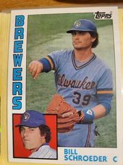 Bill Schroeder #738 Baseball Cards 1984 Topps Prices