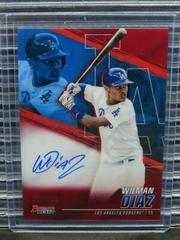 Wilman Diaz [Red Refractor] #B21-WD Baseball Cards 2021 Bowman’s Best of 2021 Autographs Prices