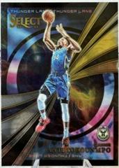 Giannis Antetokounmpo #13 Basketball Cards 2022 Panini Select Thunder Lane Prices