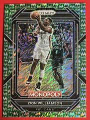 Zion Williamson [Green Shimmer Prizm] Basketball Cards 2020 Panini Prizm Prices