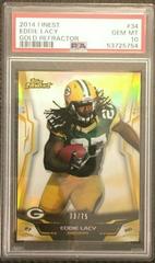 Eddie Lacy [Gold Refractor] #34 Football Cards 2014 Topps Finest Prices