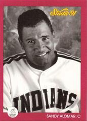 Sandy Alomar #41 Baseball Cards 1991 Studio Prices