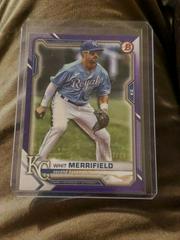 Whit Merrifield [Purple] #1 Baseball Cards 2021 Bowman Prices