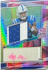 Anthony Richardson #40 Football Cards 2023 Panini Spectra Rookie Autograph Neon Pink Prices