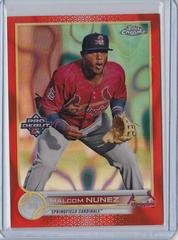 Malcom Nunez [Orange] #PD-149 Baseball Cards 2022 Topps Pro Debut Prices