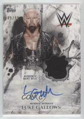 Luke Gallows Wrestling Cards 2018 Topps WWE Undisputed Autograph Relic Prices