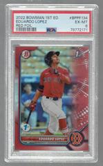 Eduardo Lopez [Red Foil] #BPPF-134 Baseball Cards 2022 Bowman 1st Edition Prices