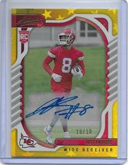 Justyn Ross [Signature Gold Stars] Football Cards 2022 Panini Absolute Prices