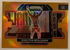 Shelton Benjamin [Orange Prizm] Wrestling Cards 2022 Panini Prizm WWE Prices