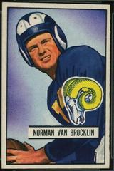 Norm Van Brocklin #4 Football Cards 1951 Bowman Prices