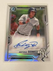 Antonio Gomez [Refractor] Baseball Cards 2021 Bowman Chrome Prospect Autographs Prices