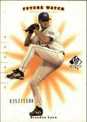 Brandon Lyon #233 Baseball Cards 2001 SP Authentic Prices