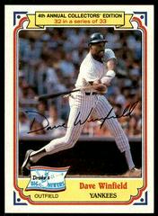 Dave Winfield #32 Baseball Cards 1984 Drake's Prices