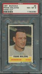 Frank Malzone [Hand Cut] #9 Baseball Cards 1961 Bazooka Prices