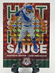 Mookie Betts [Green Mosaic] Baseball Cards 2021 Panini Mosaic Hot Sauce Prices