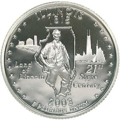 2003 S [CLAD ILLINOIS PROOF] Coins State Quarter