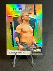 Hangman Adam Page [Table] #2 Wrestling Cards 2022 Upper Deck Allure AEW Prices