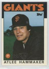 Atlee Hammaker #223 Baseball Cards 1986 Topps Tiffany Prices