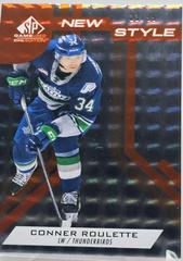 Conner Roulette [Orange Foilboard] #NS-CR Hockey Cards 2021 SP Game Used CHL New Style Prices