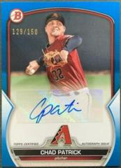 Chad Patrick [Blue] Baseball Cards 2023 Bowman Paper Prospect Autographs Prices